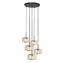 Mexlite Luminaria colgante HALOSWAP E27 IP20, regulable