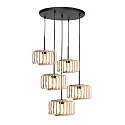 Mexlite Luminaria colgante HALOSWAP E27 IP20, regulable