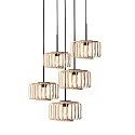 Mexlite Luminaria colgante HALOSWAP E27 IP20, regulable