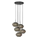 Mexlite Luminaria colgante HALOSWAP E27 IP20, regulable