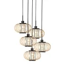 anne light & home Luminaria colgante HALOSWAP E27 IP20, regulable