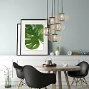 anne light & home Luminaria colgante HALOSWAP E27 IP20, regulable