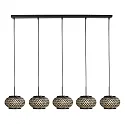 Mexlite Luminaria colgante HALOSWAP E27 IP20, regulable