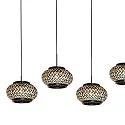 Mexlite Luminaria colgante HALOSWAP E27 IP20, regulable
