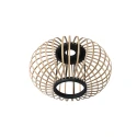 anne light & home pendant luminaire SILVA 5 flames E27 IP20, black dimmable