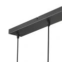 anne light & home pendant luminaire ROPEX 5 flames E27 IP20, black dimmable