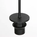 Mexlite pendant luminaire NOX LIGHT 1 flame E27 IP20, black dimmable