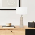 anne light & home Luminaria de mesa TRAVINO E27 IP20, regulable
