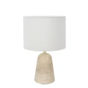 table lamp TRAVINO 1 flame E27 IP20, stone dimmable