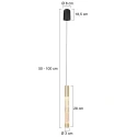 Steinhauer Luminaria colgante ALISIO IP20, regulable