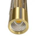 Steinhauer pendant luminaire ALISIO 5 flames IP20, brass dimmable