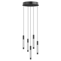 pendant luminaire ALISIO 5 flames IP20, black dimmable