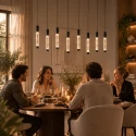 Steinhauer Luminaria colgante ALISIO IP20, regulable