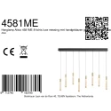 Steinhauer pendant luminaire ALISIO IP20, dimmable