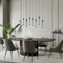 Steinhauer Luminaria colgante ALISIO IP20, regulable