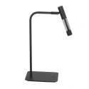 Steinhauer table lamp ALISIO 1 flame IP20, black dimmable