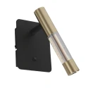 Steinhauer wall luminaire ALISIO 1 flame IP20, brass dimmable