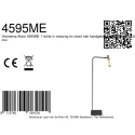 Steinhauer Luminaria de pedestal ALISIO IP20, regulable