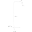Steinhauer Luminaria de pedestal ALISIO IP20, regulable