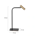 Mexlite table lamp LUMO IP20, dimmable