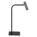 Luminaria de mesa LUMO de 1 llama IP20, negro regulable