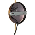 Steinhauer Luminaria de pared BOLLIQUE de 1 llama E14 IP20, color bronce regulable