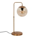 table lamp BOLLIQUE 1 flame E14 IP20, bronze dimmable