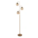 floor lamp BOLLIQUE 3 flames E14 IP20, bronze dimmable