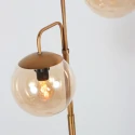 Steinhauer floor lamp BOLLIQUE 3 flames E14 IP20, bronze dimmable