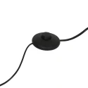 Steinhauer floor lamp BOLLIQUE 3 flames E14 IP20, black dimmable
