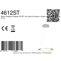 Luminaria colgante RINGLEDE de 1 llama IP20, acero regulable