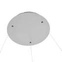 Steinhauer pendant luminaire RINGLEDE 1 flame IP20, steel dimmable