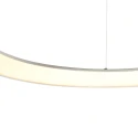 Steinhauer pendant luminaire RINGLEDE 1 flame IP20, steel dimmable