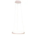 Steinhauer pendant luminaire RINGLEDE 1 flame IP20, white dimmable