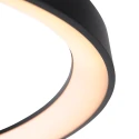 Steinhauer pendant luminaire RINGLEDE 1 flame IP20, black dimmable