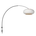 Steinhauer wall luminaire SILVA ALBA 1 flame E27 IP20, black dimmable