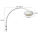 Steinhauer wall luminaire SILVA ALBA 1 flame E27 IP20, black dimmable