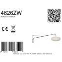 Steinhauer wall luminaire SILVA ALBA 1 flame E27 IP20, black dimmable