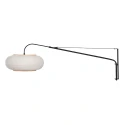 Steinhauer wall luminaire SILVA ALBA 1 flame E27 IP20, black dimmable