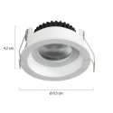 Steinhauer Proyector empotrado PELITE SPOT IP44, regulable