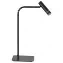 Luminaria de mesa VOLARI de 1 llama IP20, negro regulable