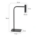 Steinhauer table lamp VOLARI IP20, dimmable