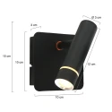 Steinhauer wall luminaire VOLARI IP20, dimmable