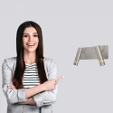 Steinhauer wall luminaire VOLARI IP20, dimmable