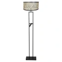floor lamp STANG 2 flames E27 IP20, black 