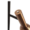 Mexlite Luminaria de pedestal KORA IP20, regulable