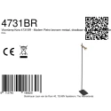 Mexlite Luminaria de pedestal KORA IP20, regulable