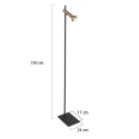 Mexlite Luminaria de pedestal KORA IP20, regulable