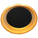 Steinhauer ceiling luminaire GOLDEN VEIL 2 flames IP20, black dimmable