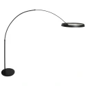 Steinhauer Luminaria de pedestal RINGLUX de 1 llama IP20, negro regulable